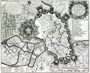 Plano de Lisle, 1736
